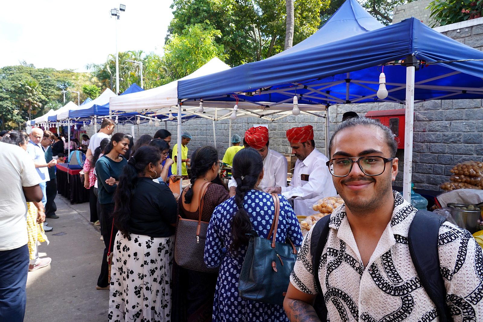 The weekend bake sale and flea market